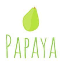 Il logo completo di Papaya
